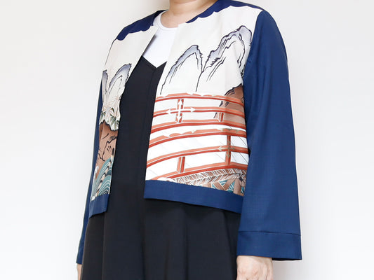 <J15K-025> KIMONO CREW NECK Jacket