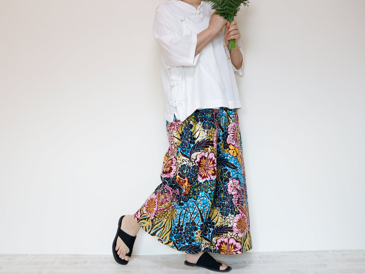 <P15-060>  AFRICAN PRINT Gaucho