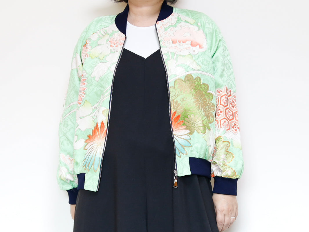 <J09-023> KIMONO BOMBER Jacket -SIZE M