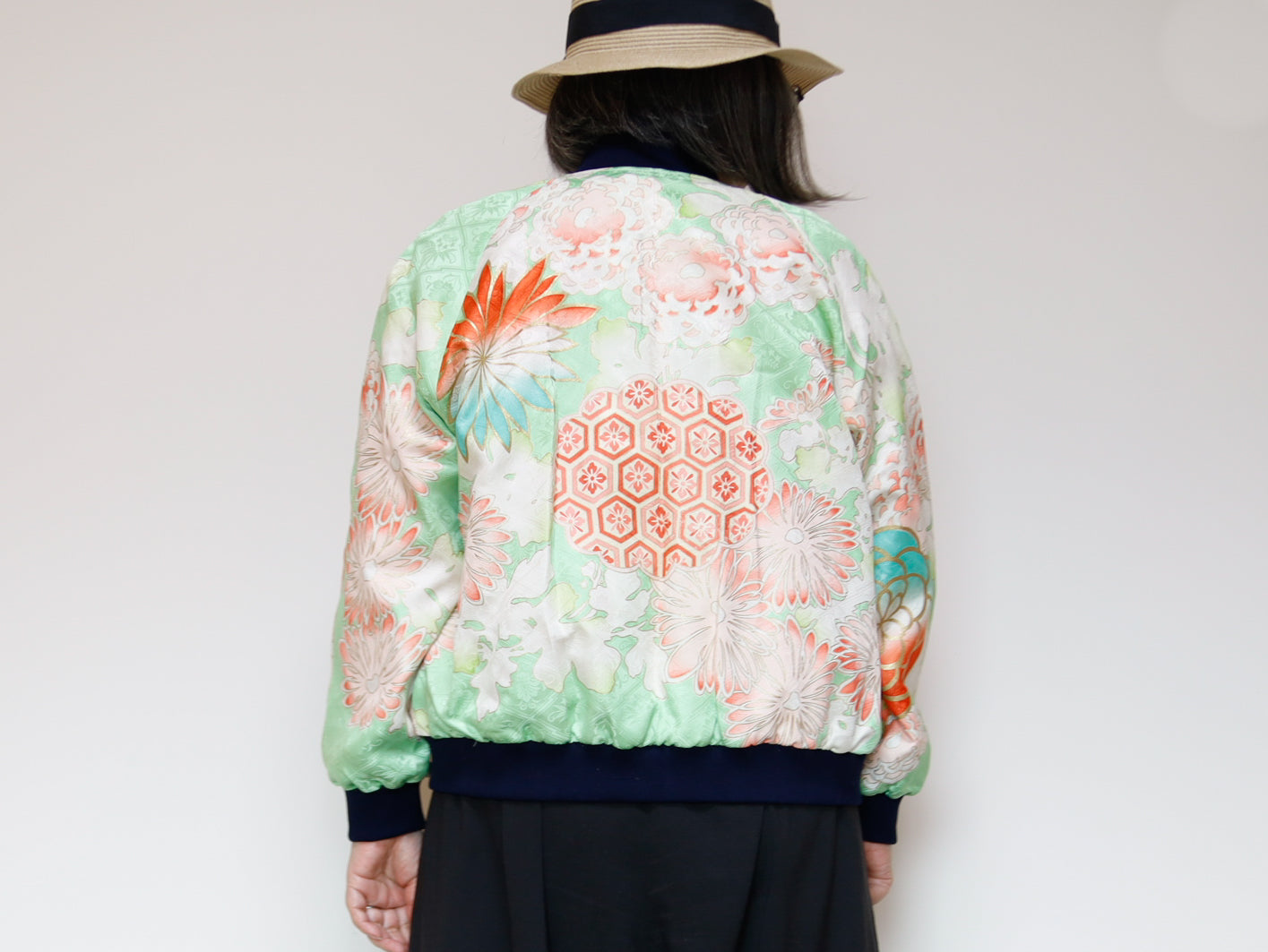 <J09-023> KIMONO BOMBER Jacket -SIZE M