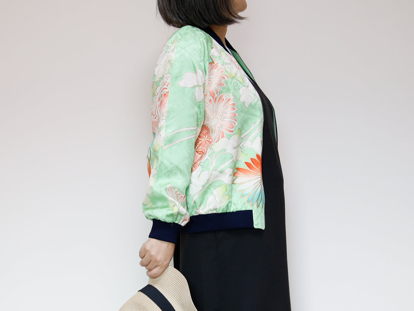 <J09-023> KIMONO BOMBER Jacket -SIZE M