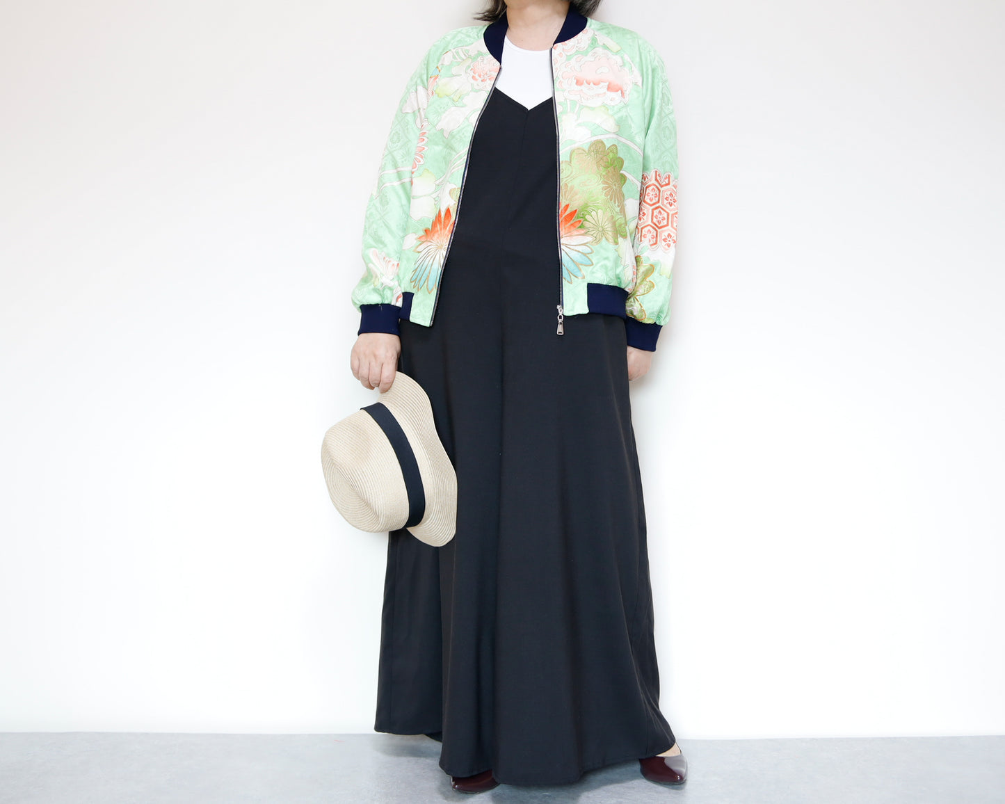 <J09-023> KIMONO BOMBER Jacket -SIZE M