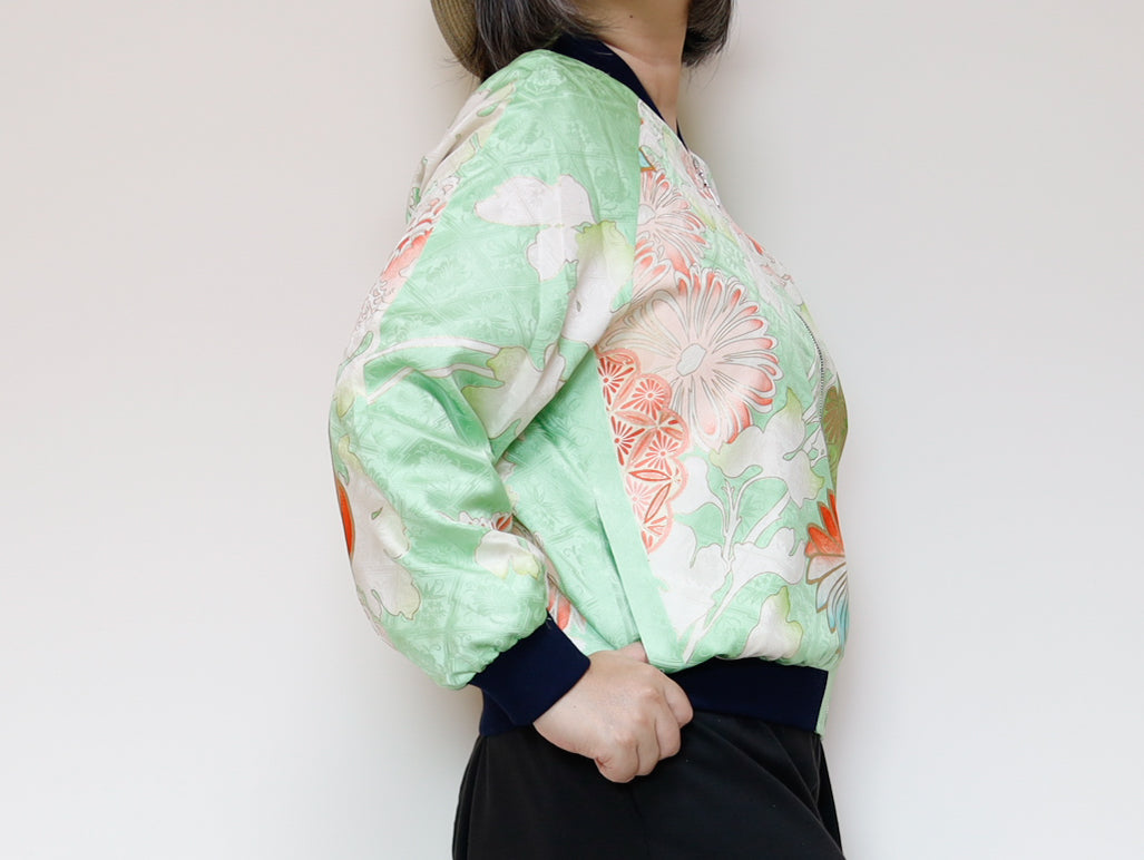 <J09-023> KIMONO BOMBER Jacket -SIZE M