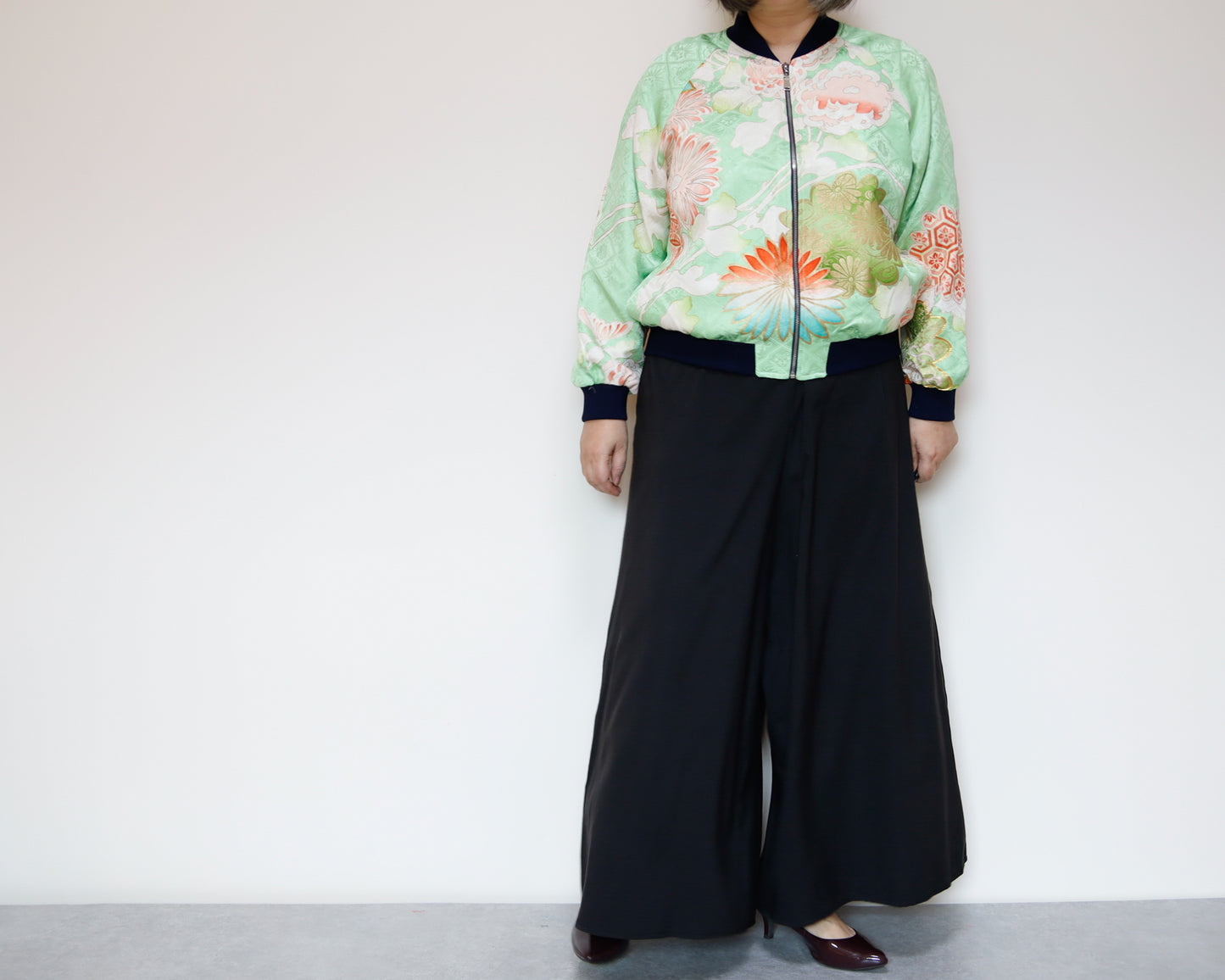 <J09-023> KIMONO BOMBER Jacket -SIZE M