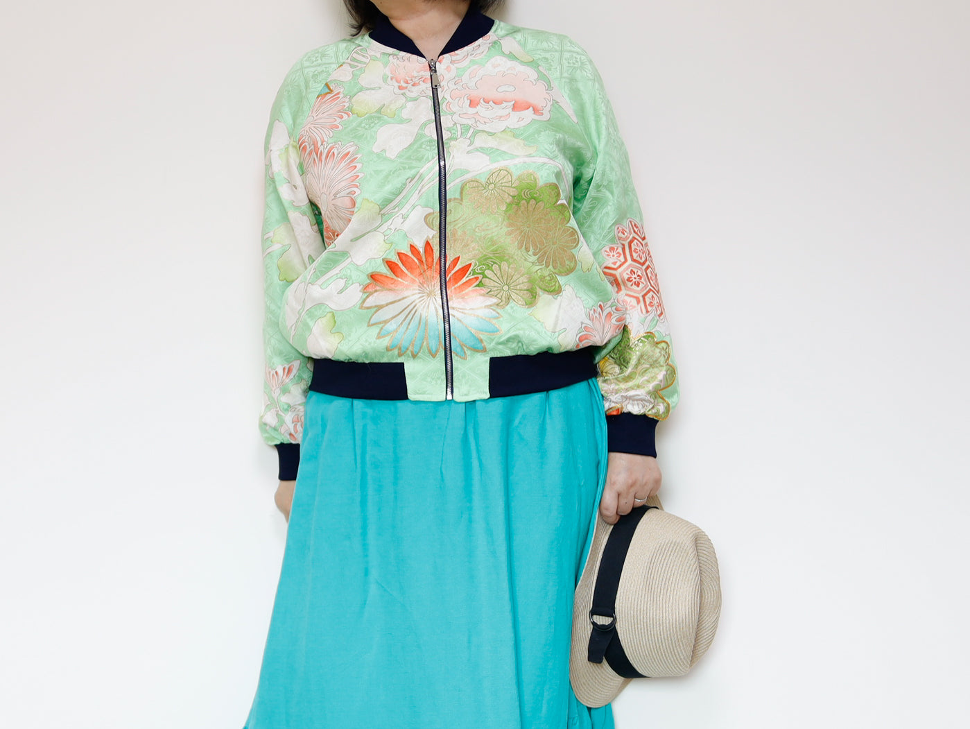 <J09-023> KIMONO BOMBER Jacket -SIZE M