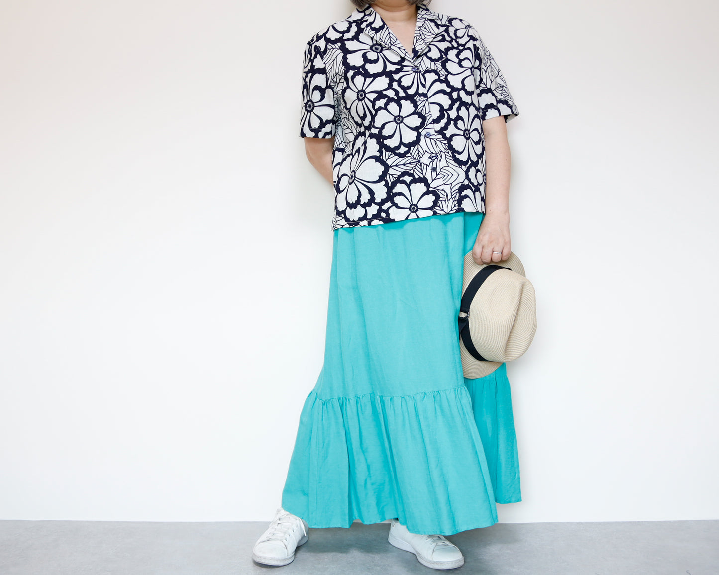 <T24K-001> ALOHA Shirt from YUKATA Summer Cotton Kimono