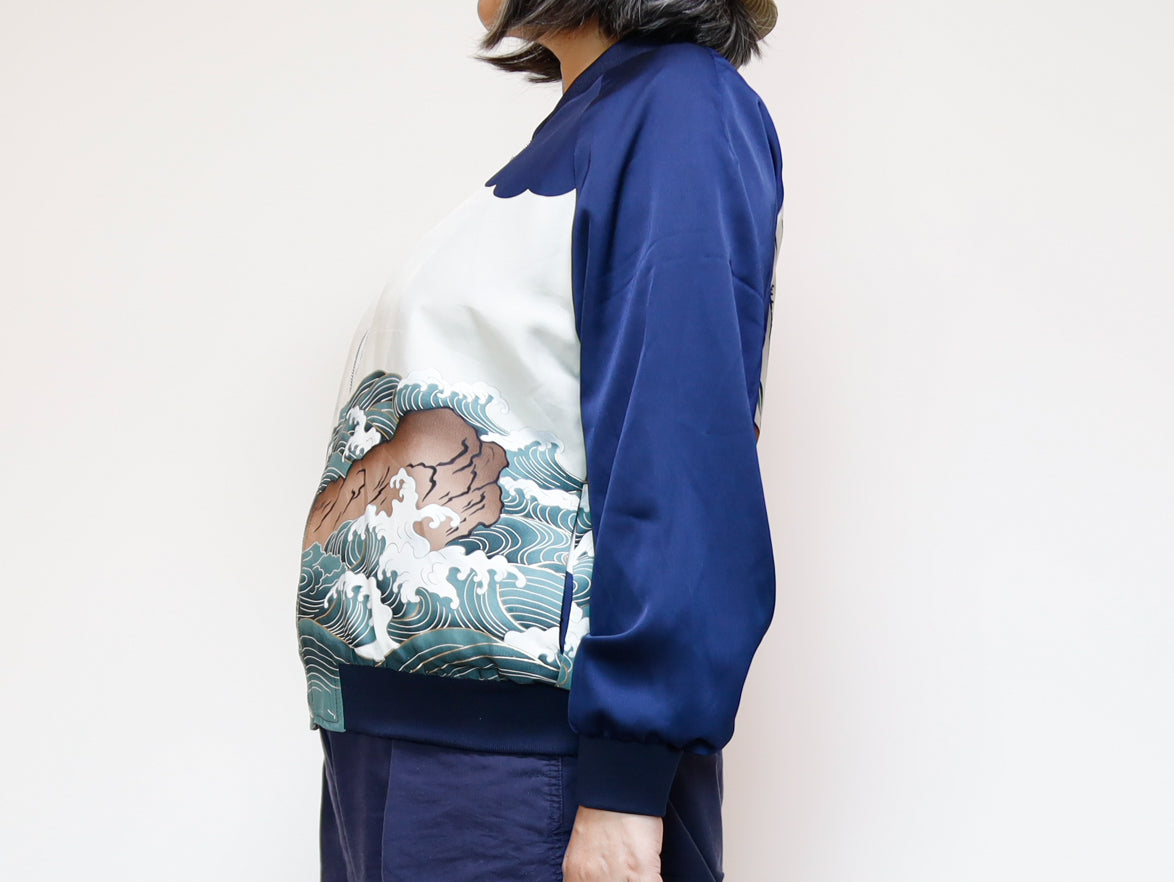 <J09-024> KIMONO BOMBER Jacket -SIZE M