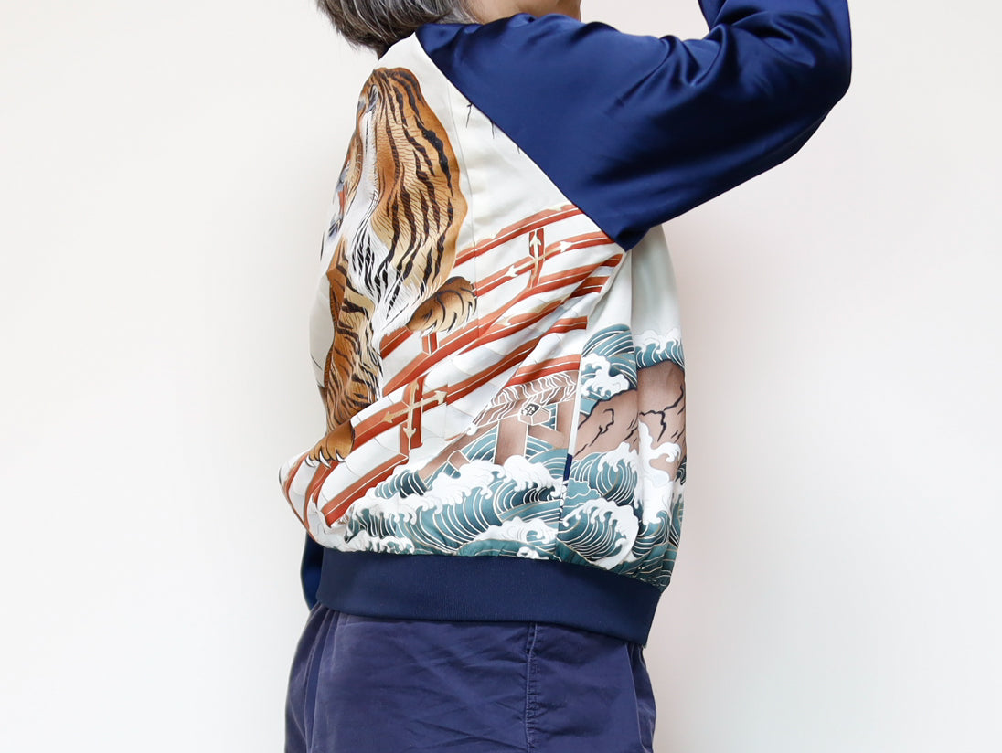 <J09-024> KIMONO BOMBER Jacket -SIZE M