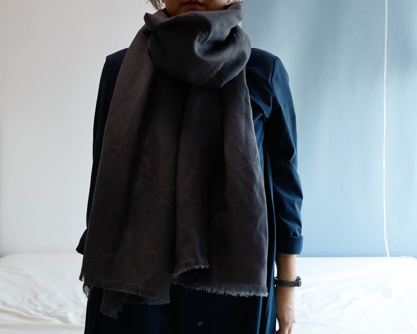 <A03CG> LINEN/RAYON Scarf