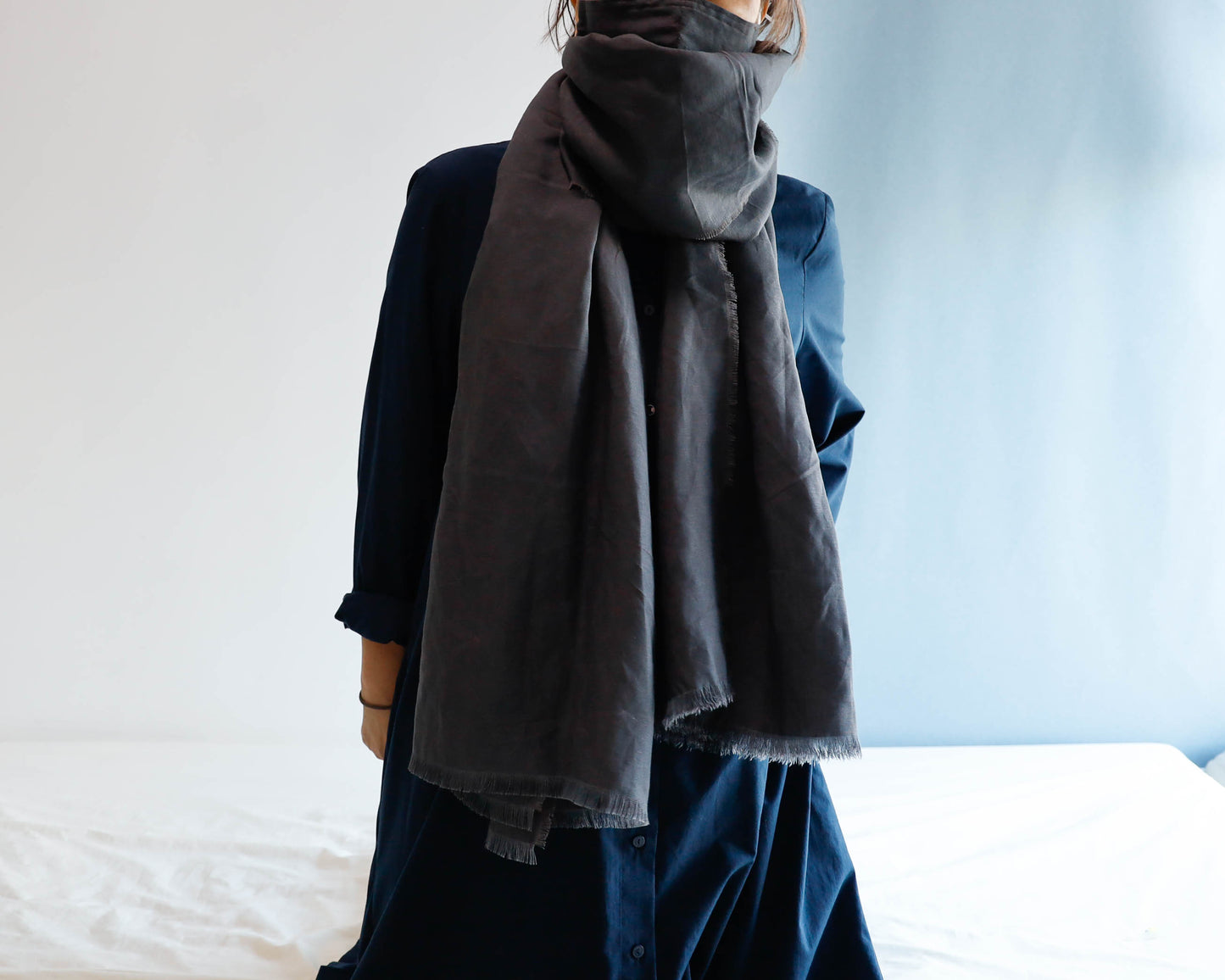 <A03CG> LINEN/RAYON Scarf