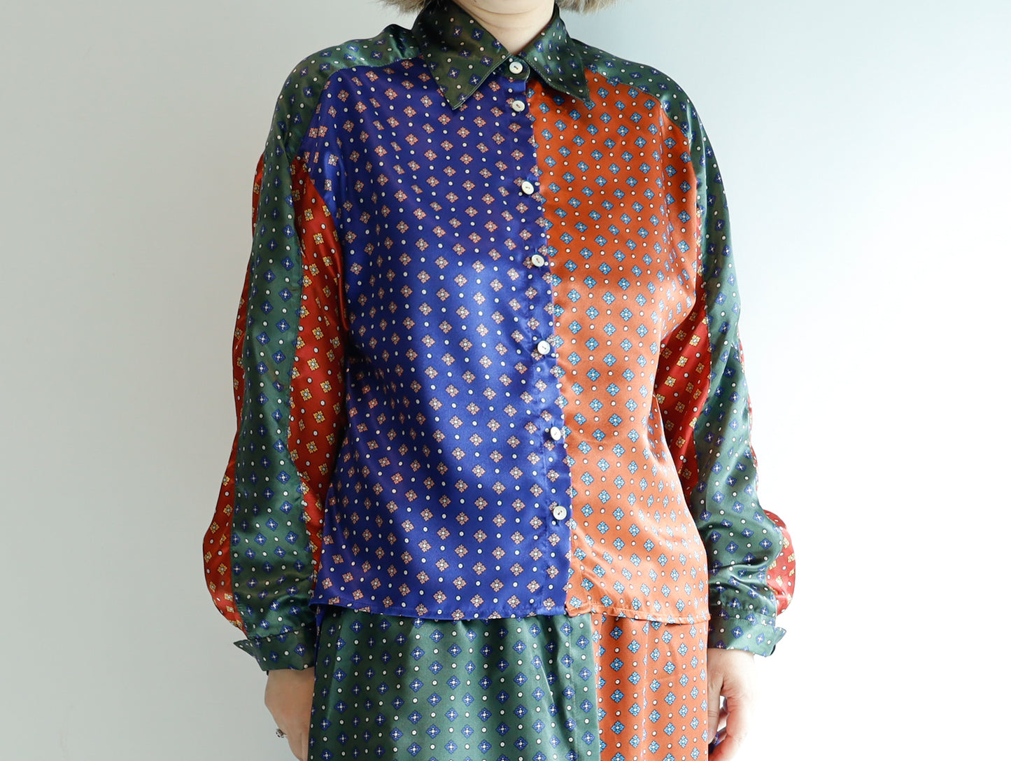 <T30RC> HANDSOME PATCHED WORK Shirt