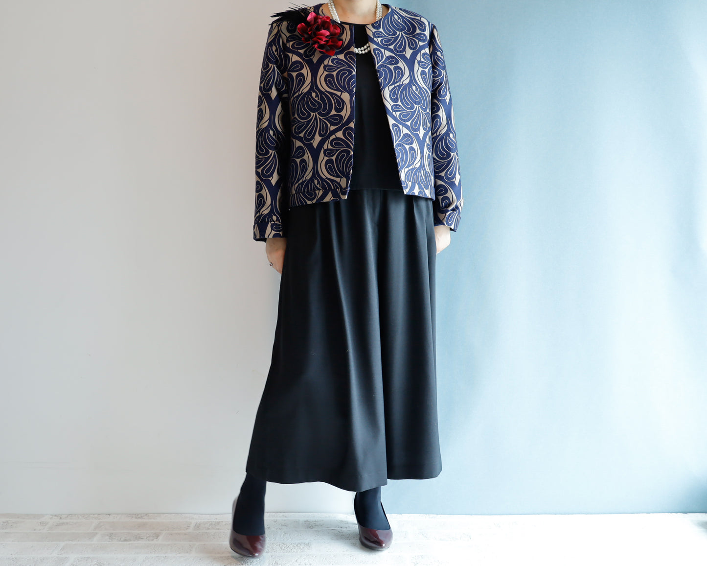 <J15CG> CREW NECK Jacket -COVENT GARDEN GRAY