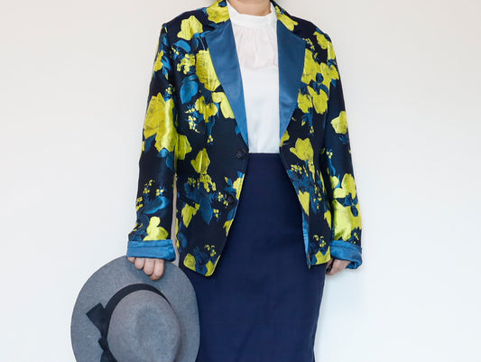 <S21-007>  EUROPEAN ROSE  Yellow -JACKET