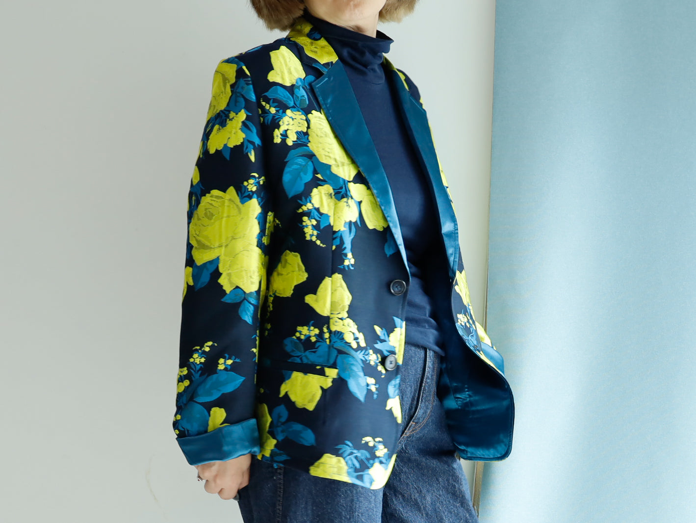 <S21-007> EUROPEAN ROSE Yellow -JACKET