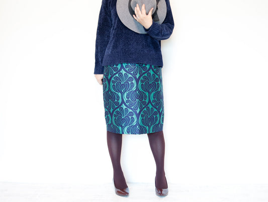 <S30V> COVENT GARDEN -Green tight skirt