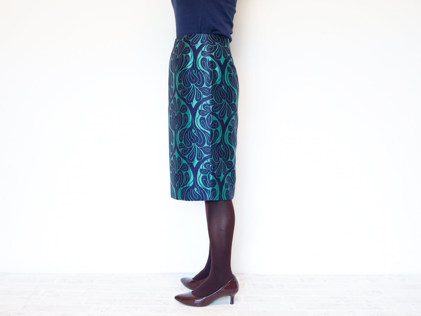 <S30V> COVENT GARDEN -Green tight skirt