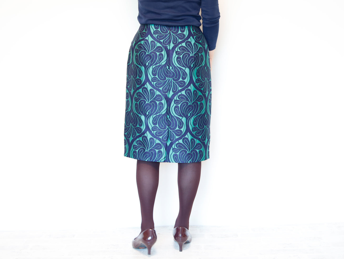 <S30V> COVENT GARDEN -Green tight skirt