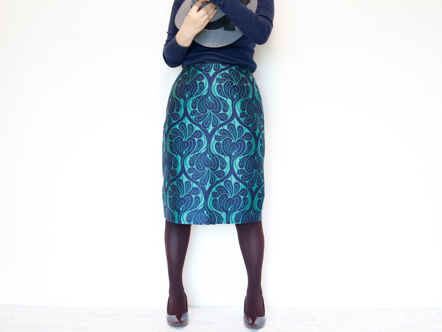 <S30V> COVENT GARDEN -Green tight skirt