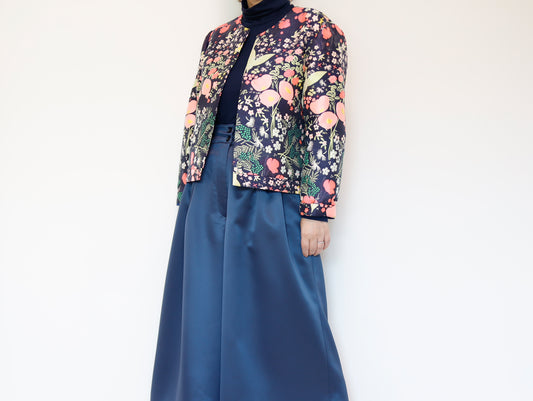 <J15A>  CREW NECK Jacket -CRAZY