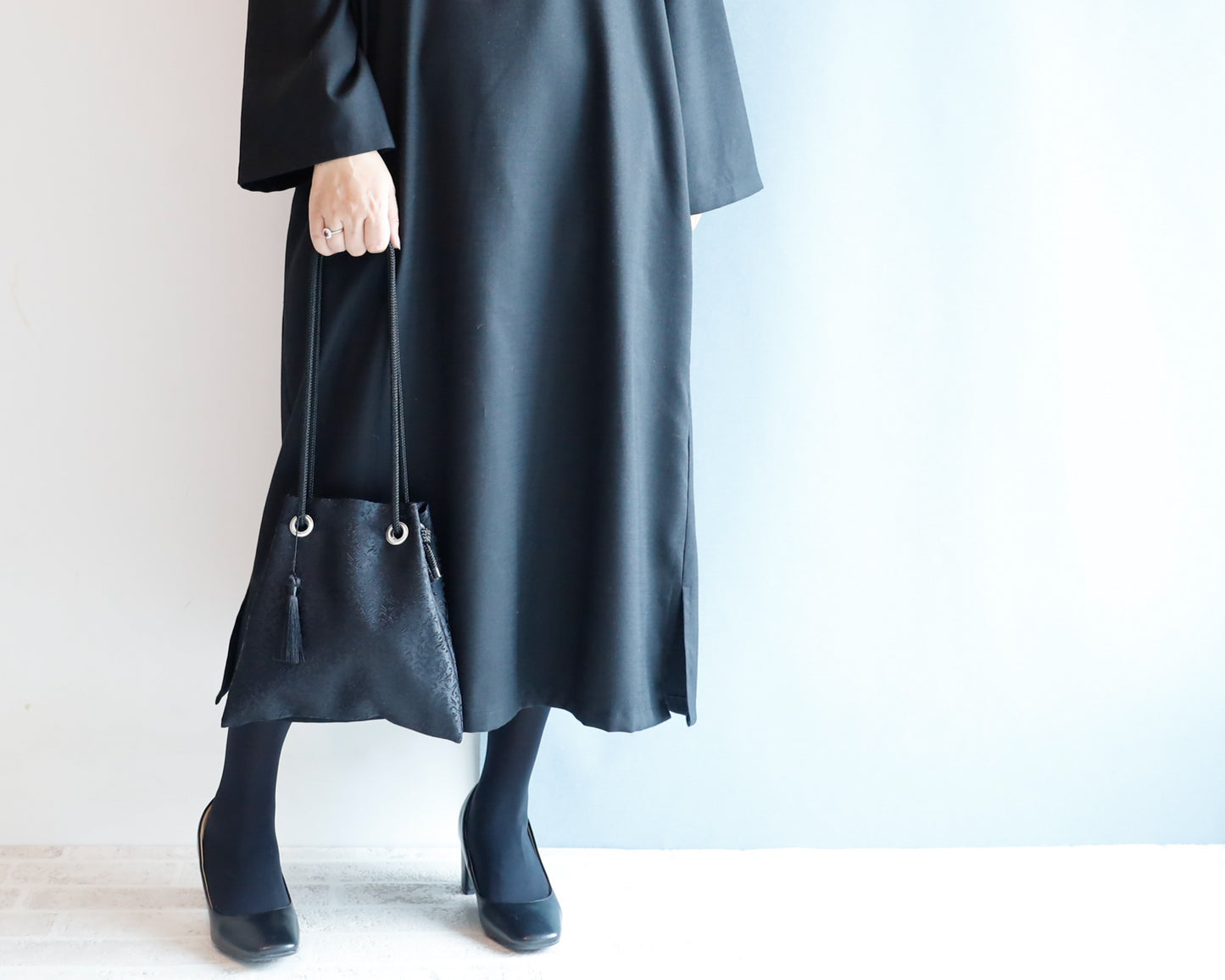 <B01NR> Little FUJIYAMA Bag -NOIR