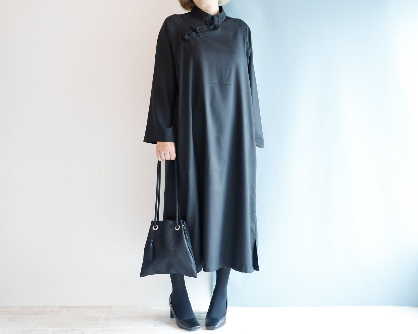<B01NR> Little FUJIYAMA Bag -NOIR