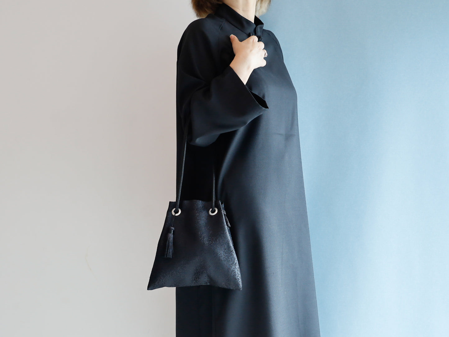 <B01NR> Little FUJIYAMA Bag -NOIR