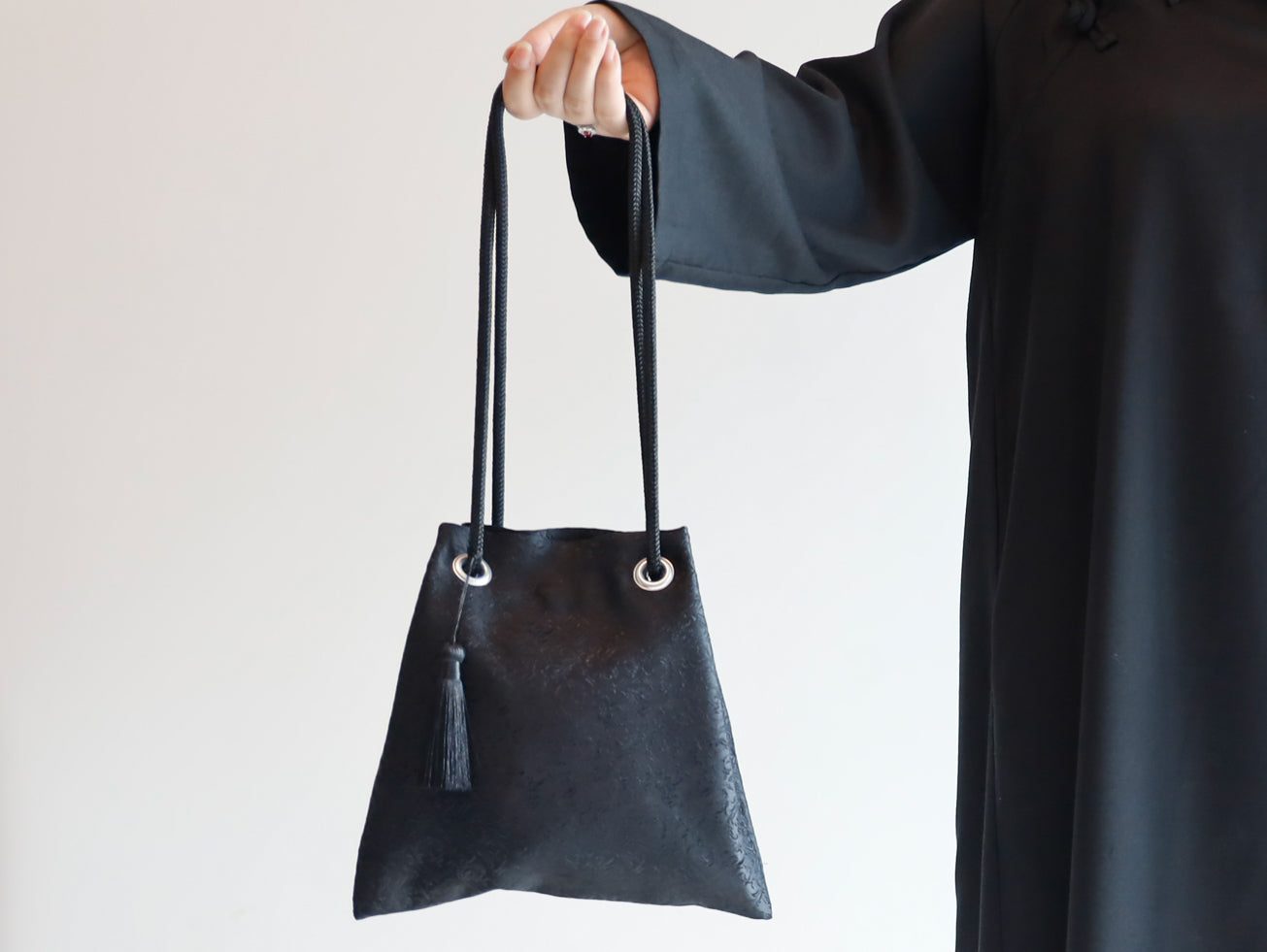 <B01NR> Little FUJIYAMA Bag -NOIR