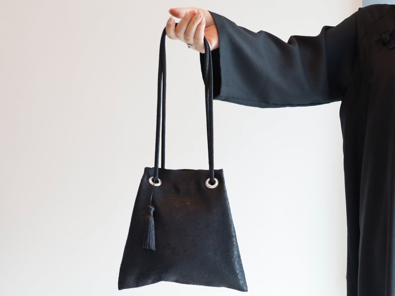 <B01NR> Little FUJIYAMA Bag -NOIR