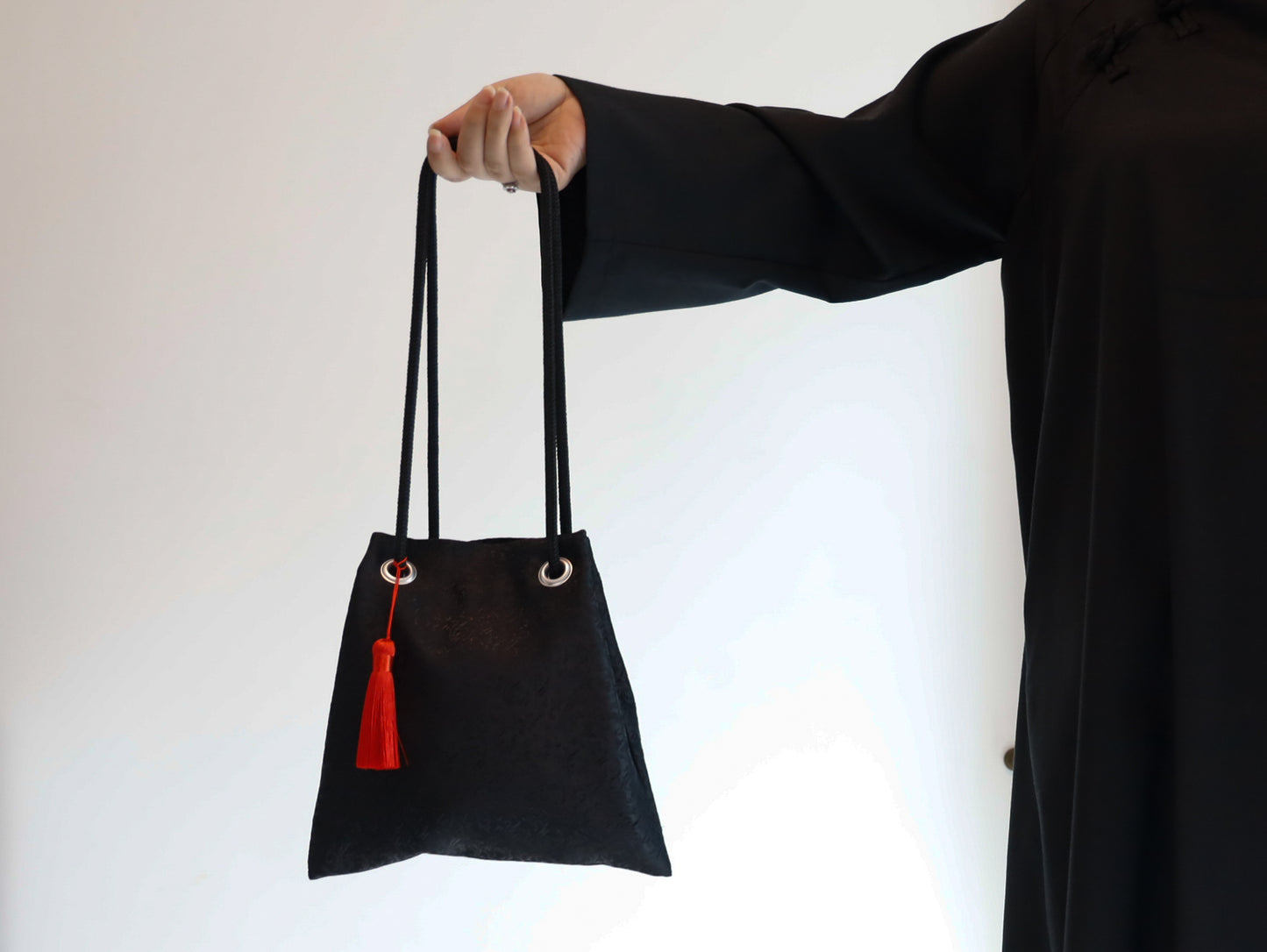 <B01NR> Little FUJIYAMA Bag -NOIR