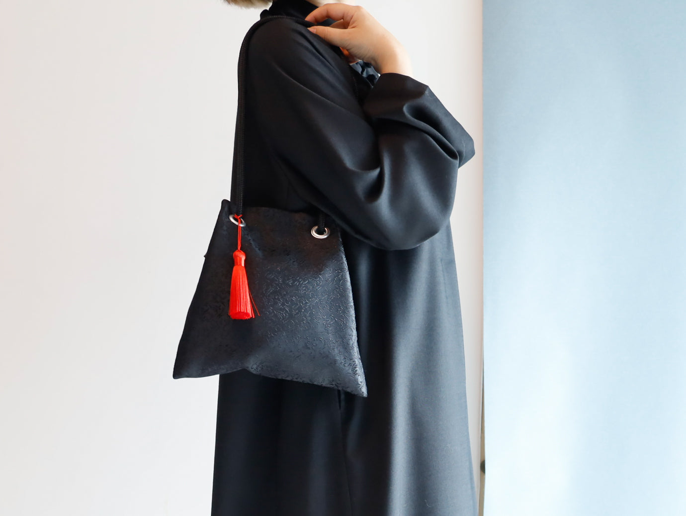 <B01NR> Little FUJIYAMA Bag -NOIR