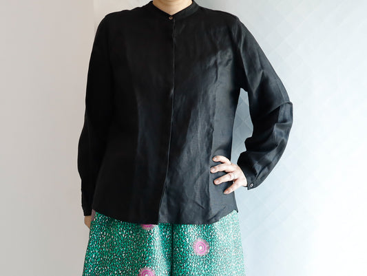 <T19NR-000> NOIR SHIRT Blouse LINEN