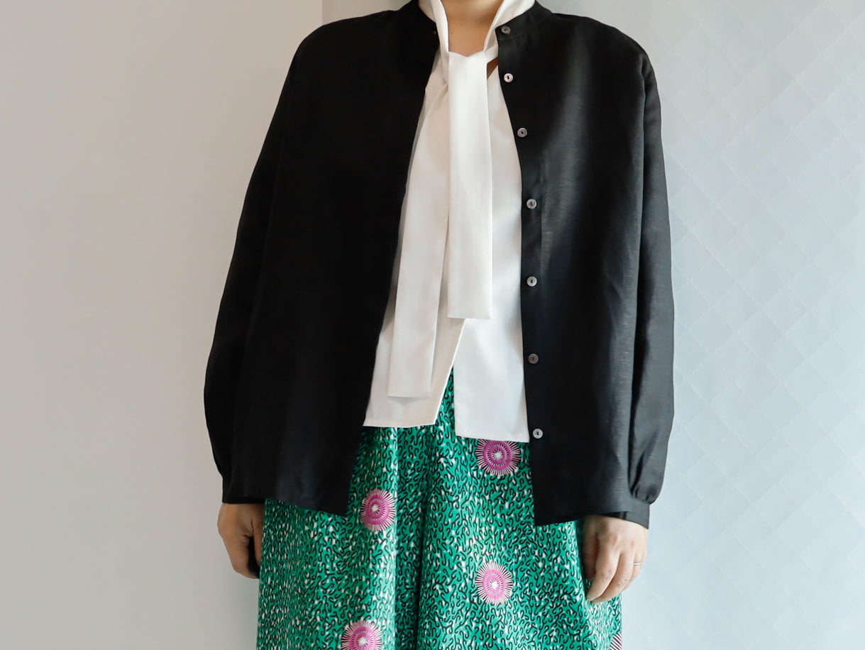 <T19NR-000> NOIR SHIRT Blouse LINEN