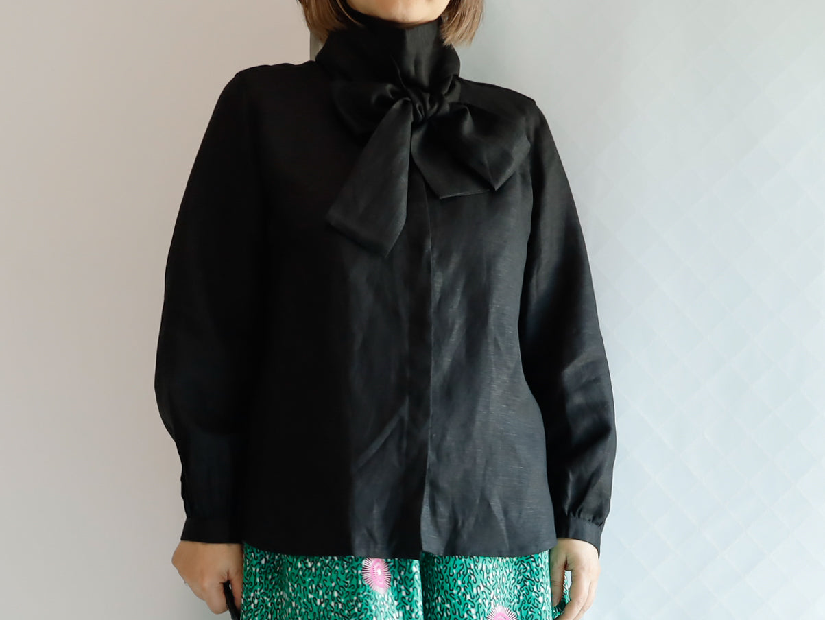 <T19NR-000> NOIR SHIRT Blouse LINEN