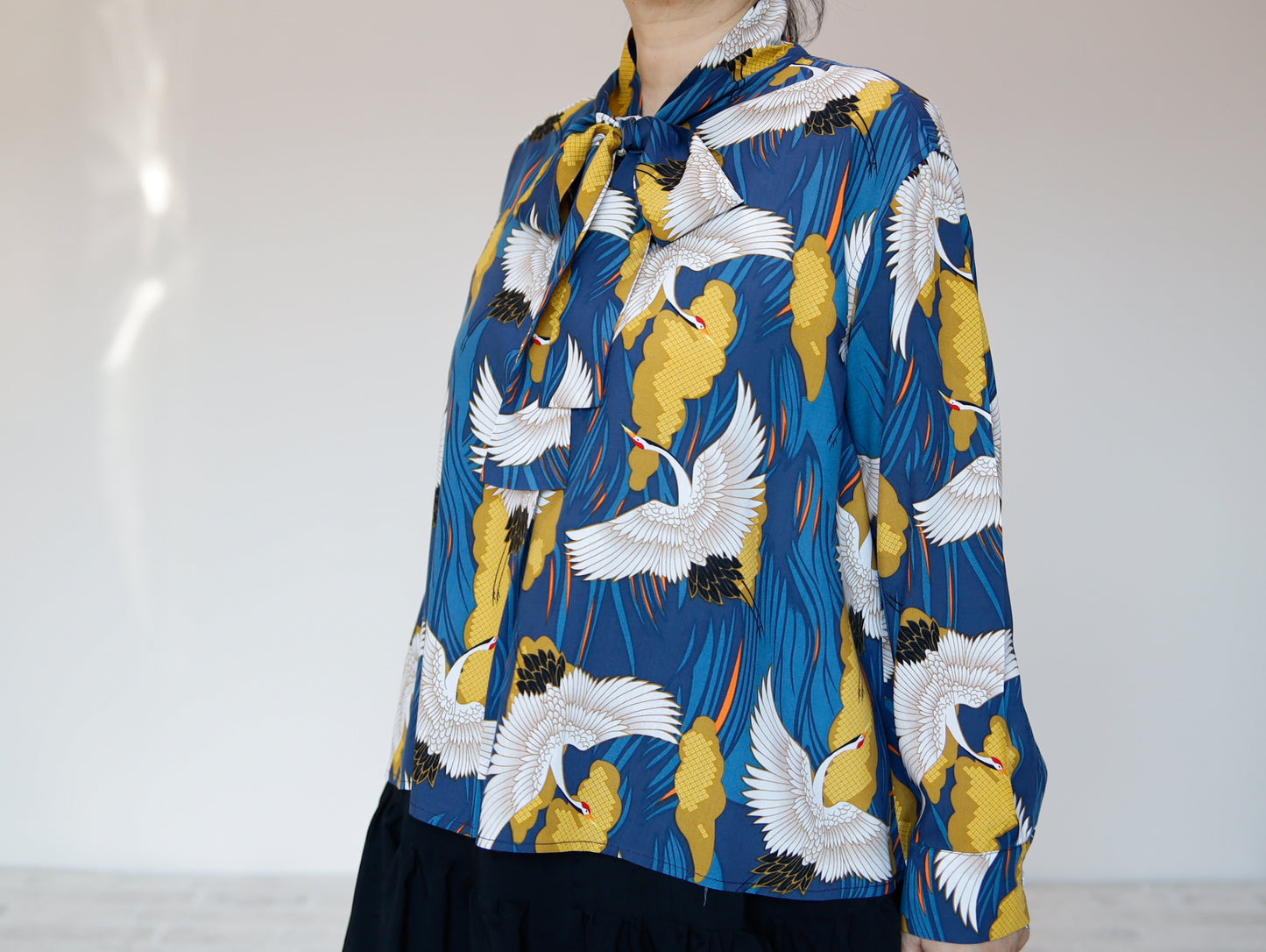 <T33C>  PRINTED  Shirt -CRANE