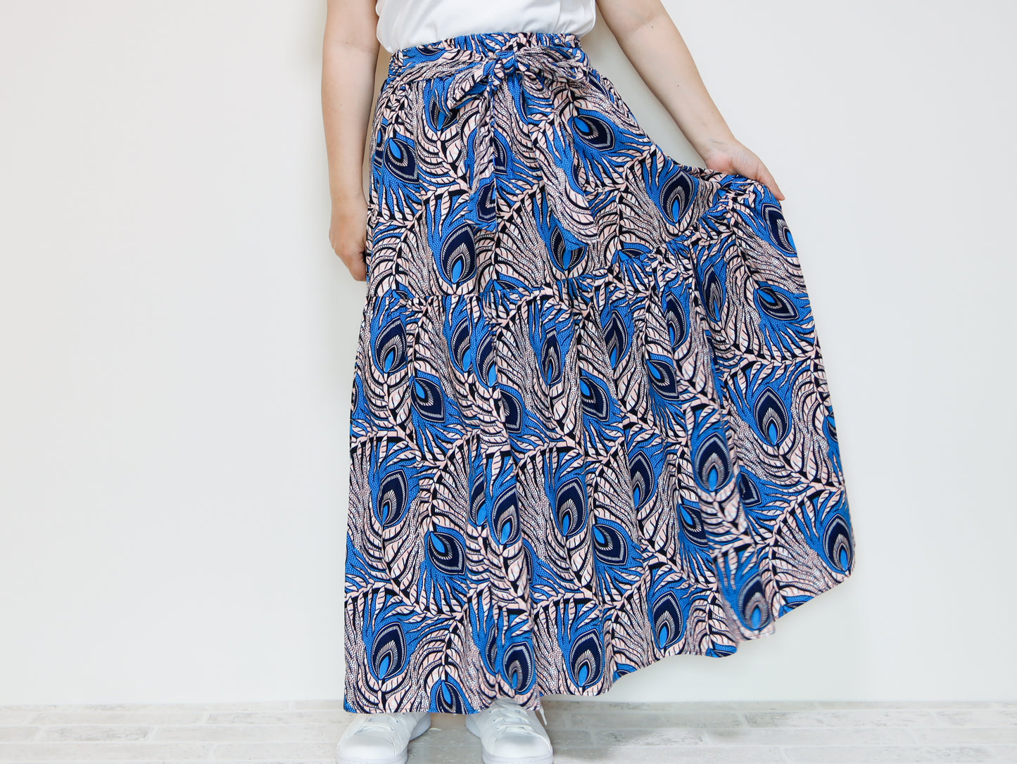 <S39J-001> AFRICAN PRINTED Skirt -Length 90cm
