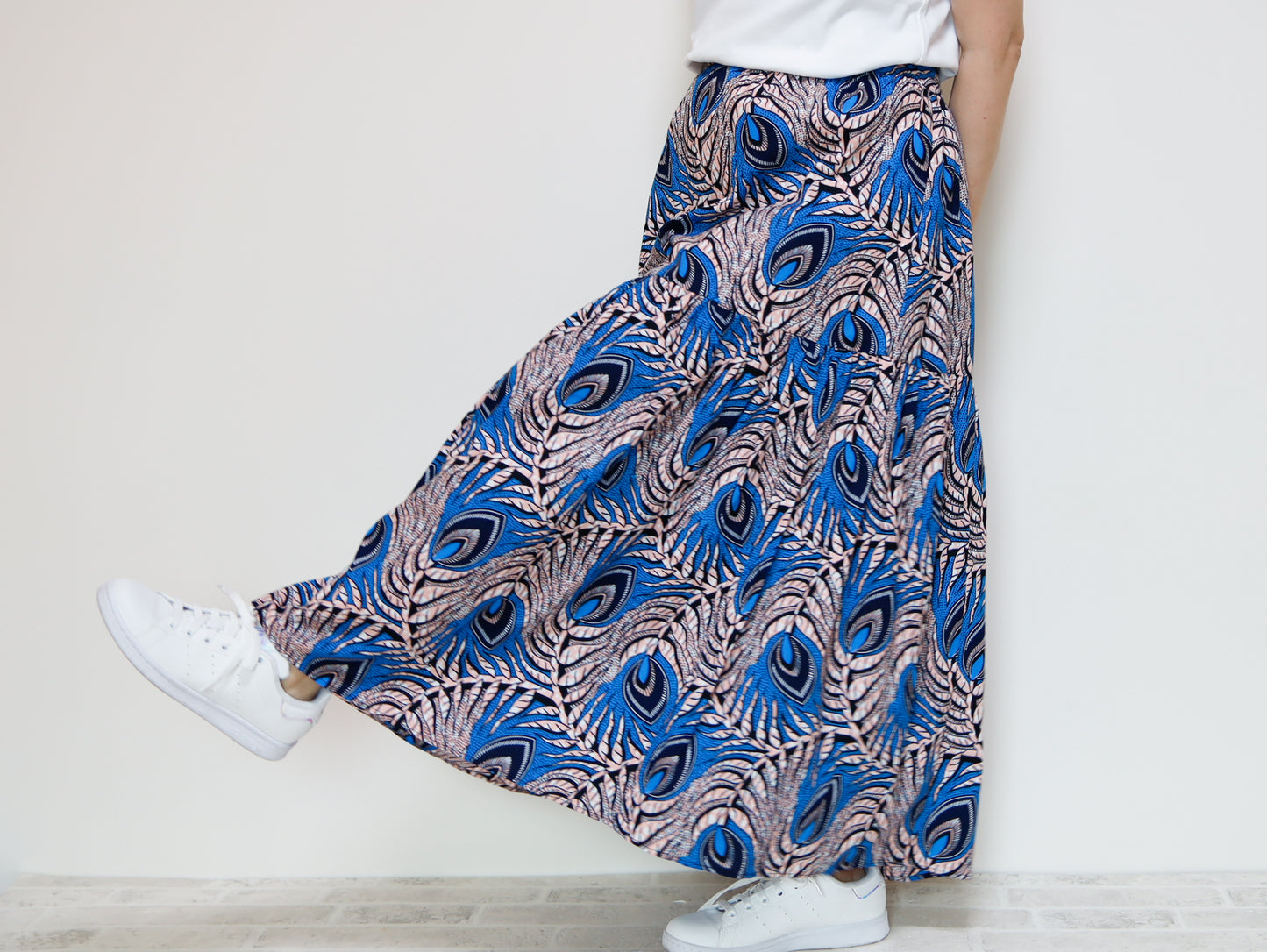 <S39J-001> AFRICAN PRINTED Skirt -Length 90cm