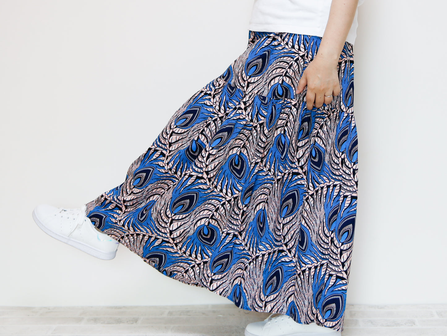 <S39J-001> AFRICAN PRINTED Skirt -Length 90cm