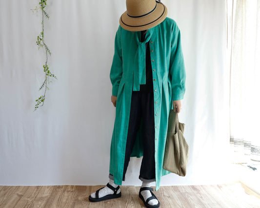 <D20MV>  LONG SHIRT DRESS
