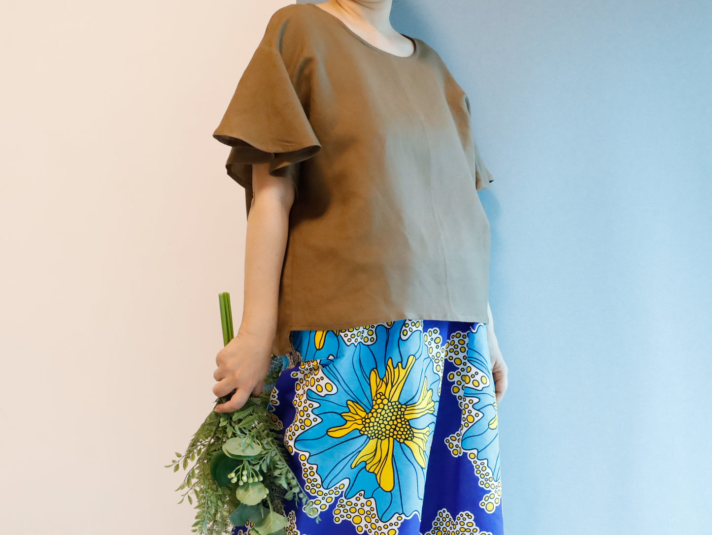 <T32LC> SOFT LINEN Top