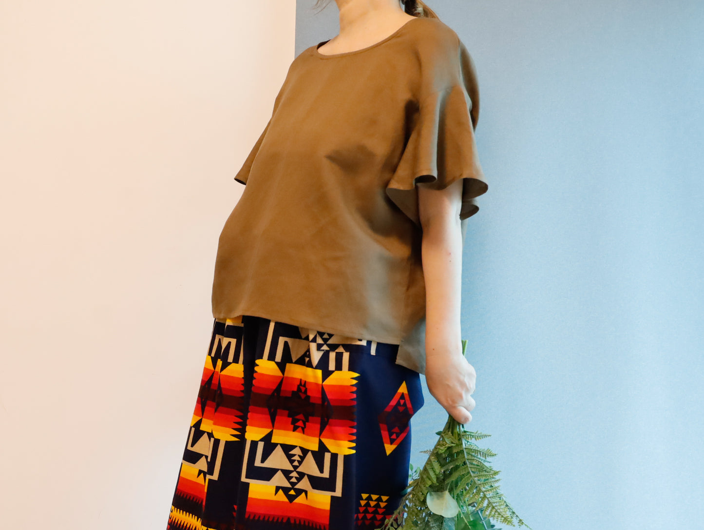<T32LC> SOFT LINEN Top