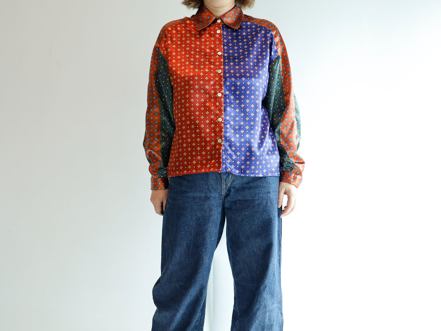 <T30RB> HANDSOME PATCHED WORK Shirt