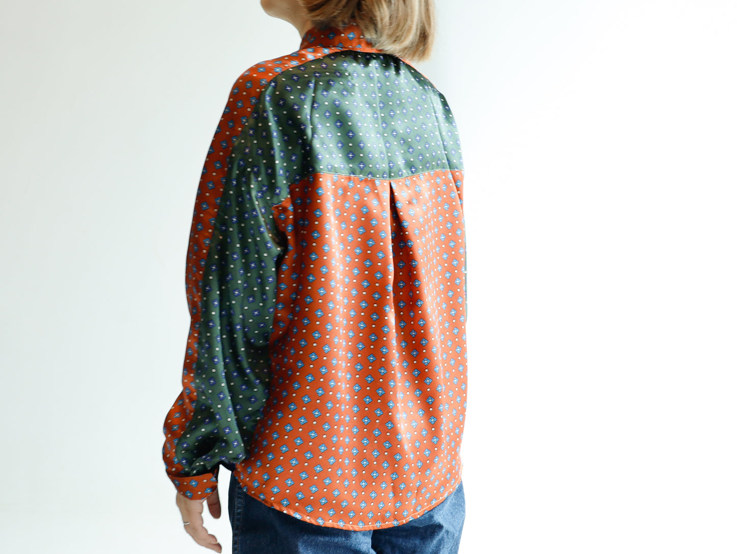 <T30RB> HANDSOME PATCHED WORK Shirt