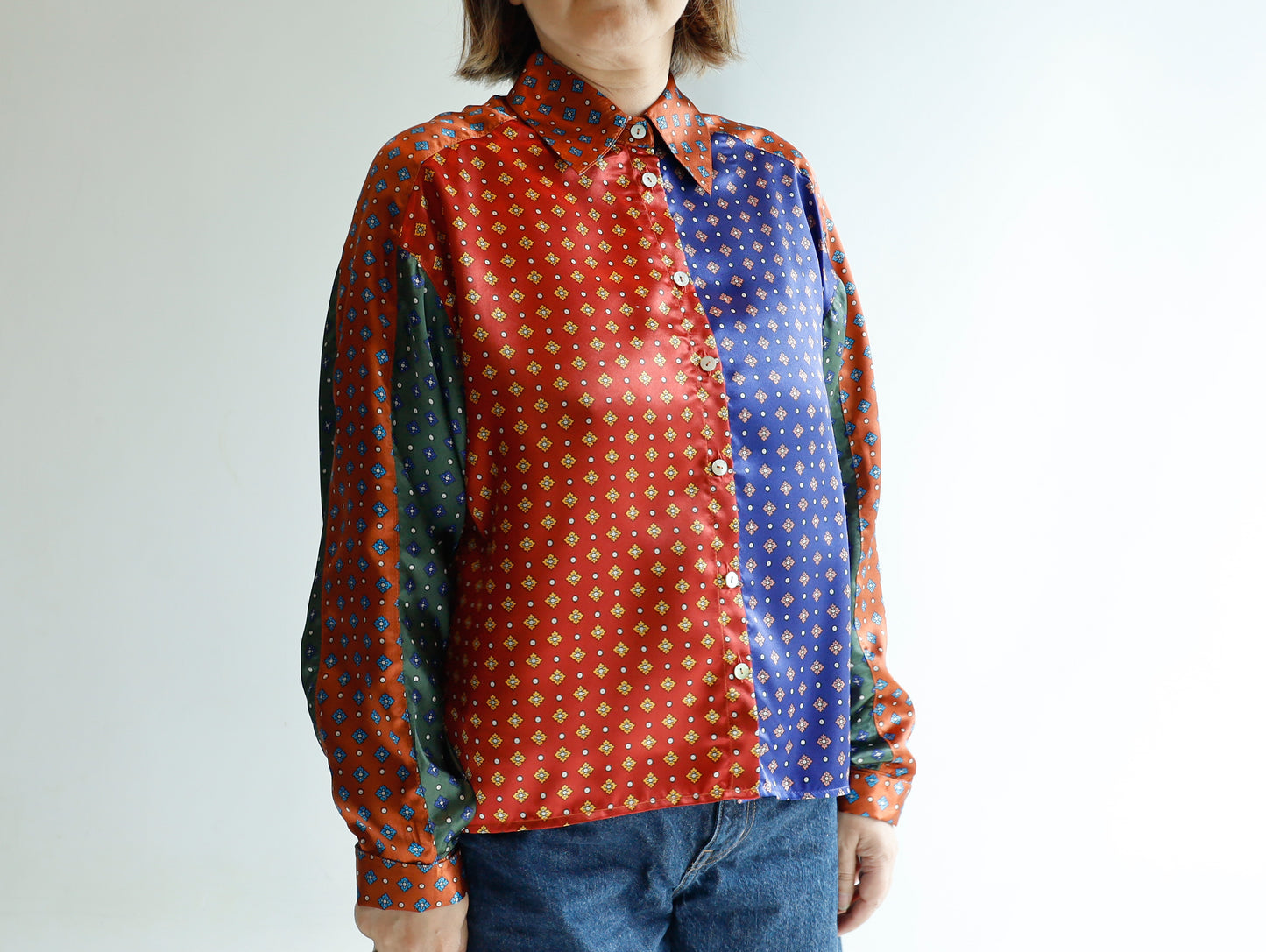 <T30RB> HANDSOME PATCHED WORK Shirt