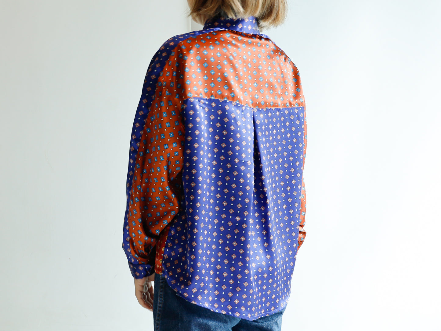 <T30RA> HANDSOME PATCHED WORK Shirt