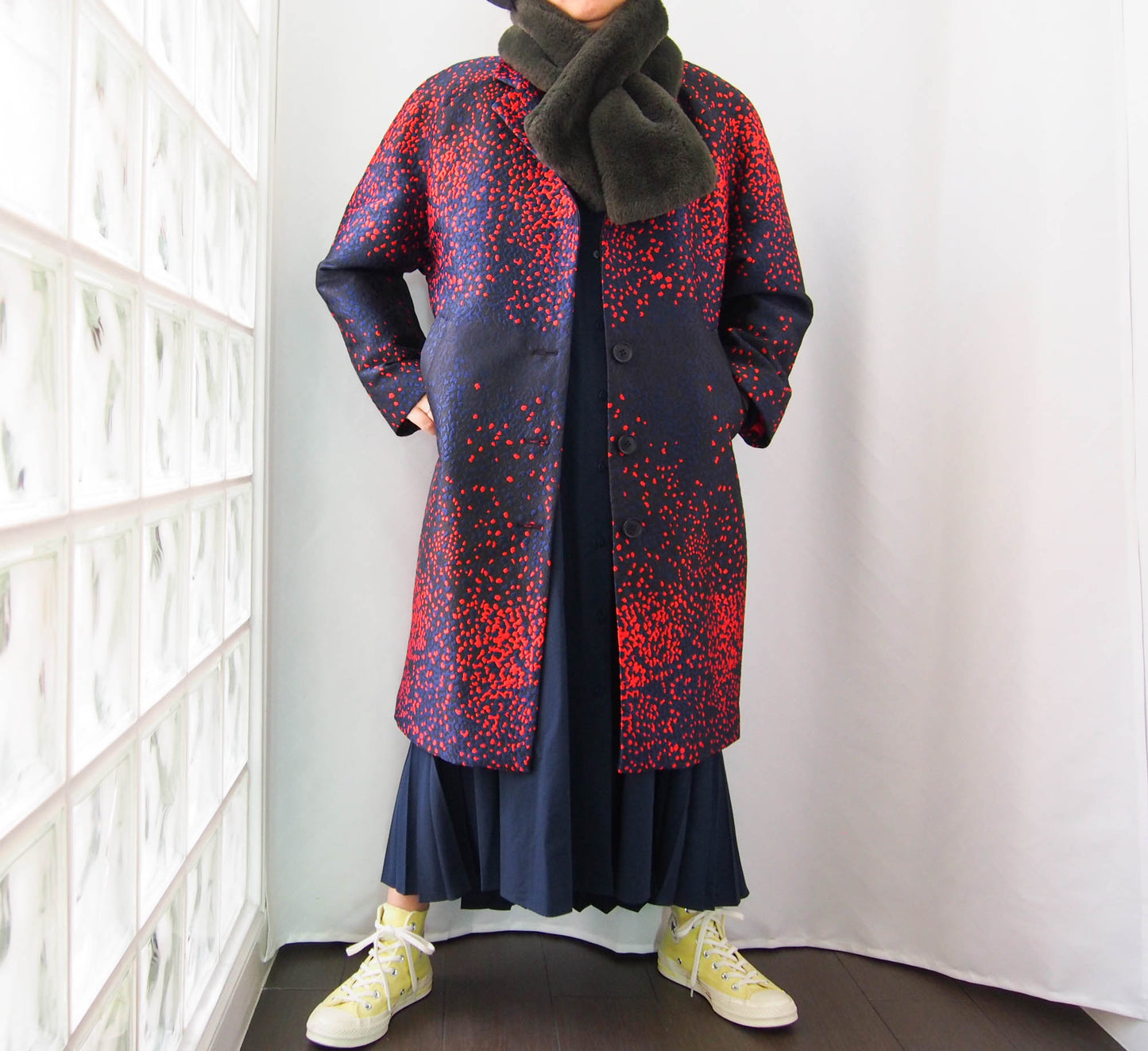 <J12H> OVERSIZED COAT