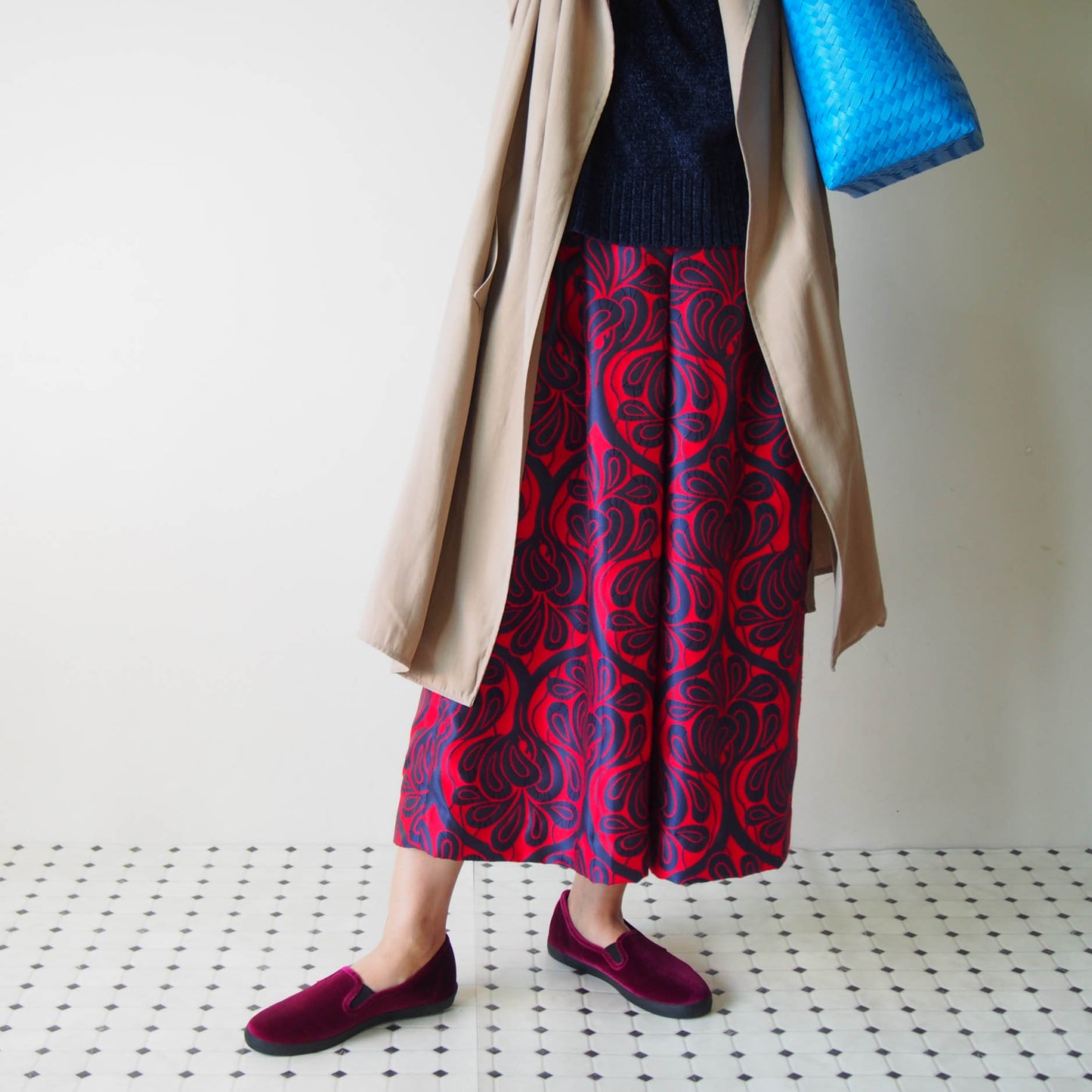 <P06C> COVENT GARDEN GAUCHO trousers