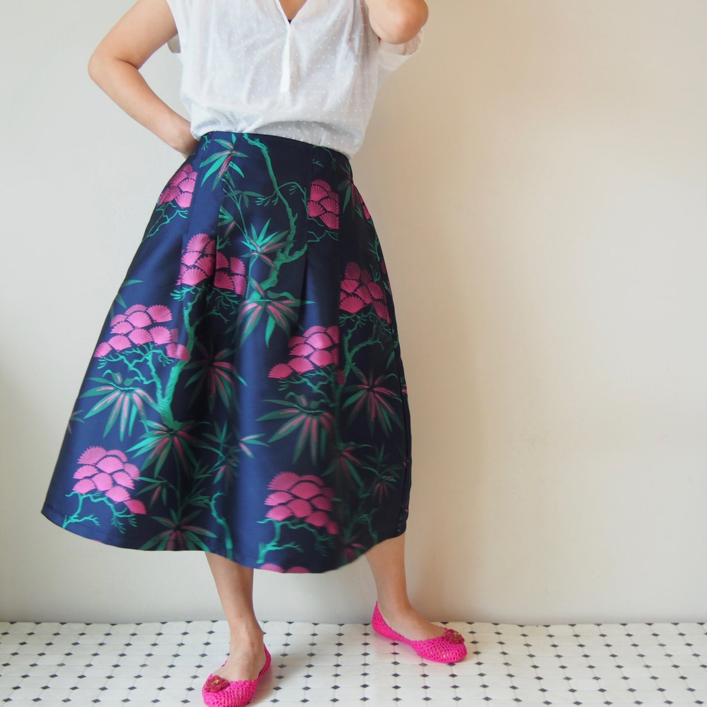 <RS18S21-004> KABUKI Skirt