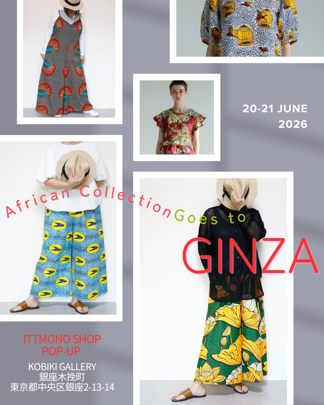 AFRICAN Collection goes to GINZA
