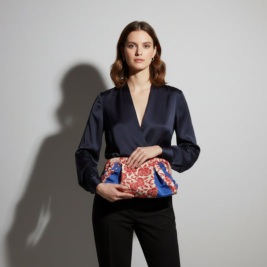 <B10K-007> KIMONO CLUTCH BAG