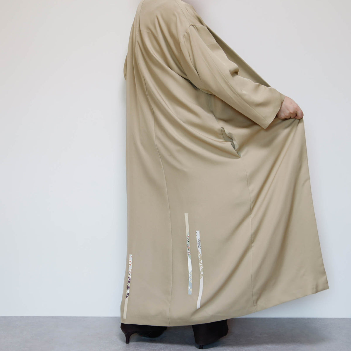 KIMONO Gown Jacket -BEIGE